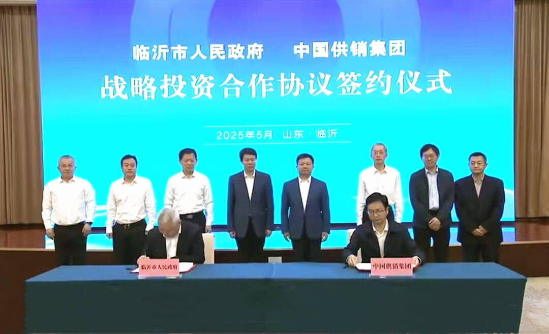 中国供销集团与临沂市人民政府战略投资合作协议签约仪式举行
